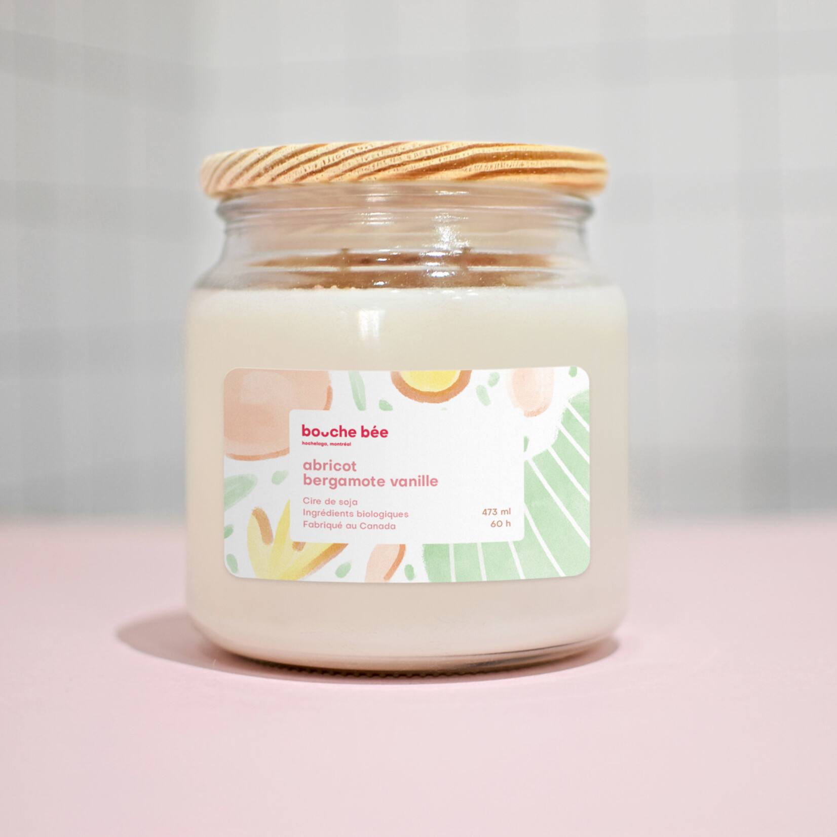 Apricot bergamot vanilla candle