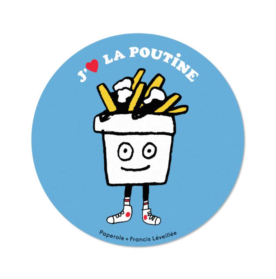 Autocollant Poutine