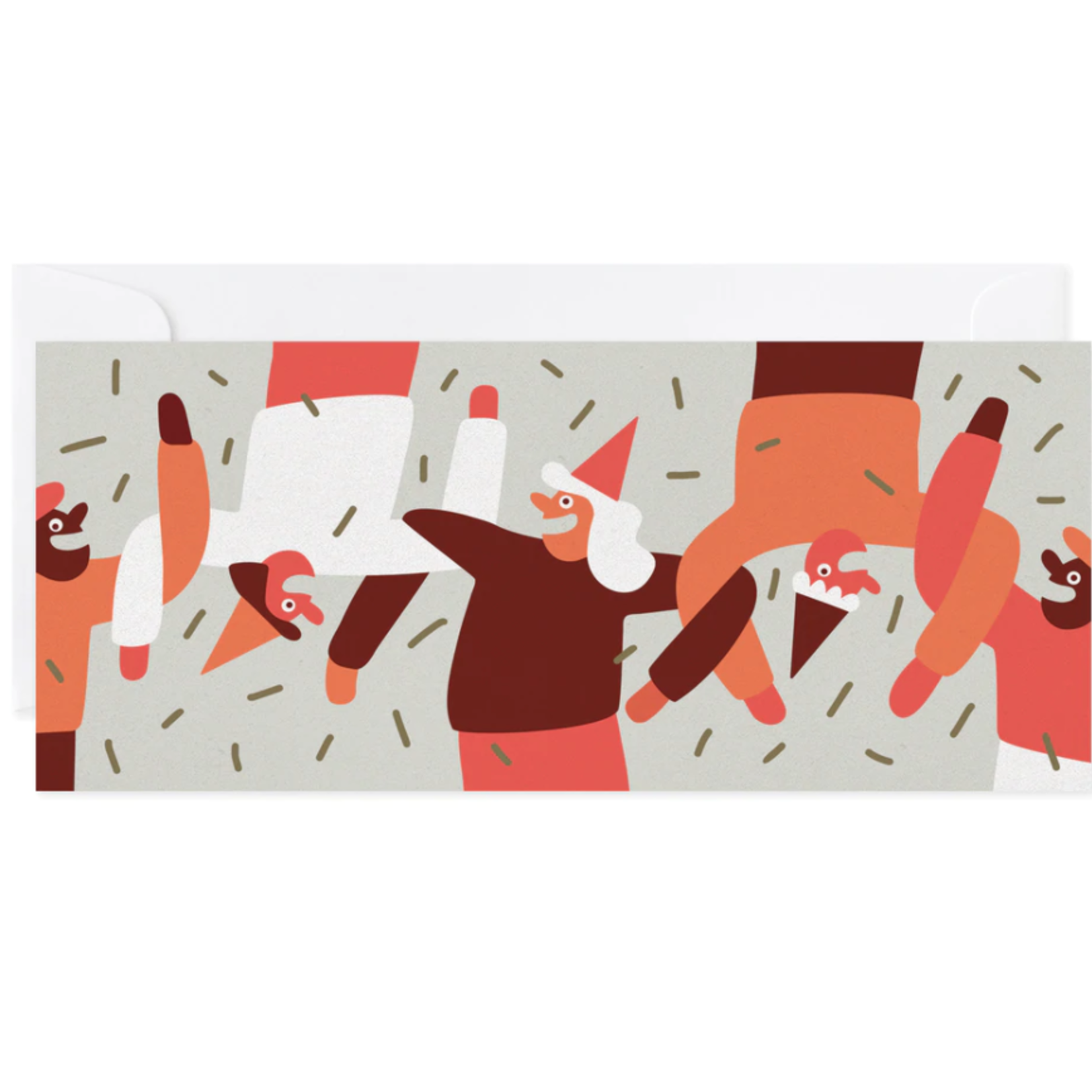 Carte de souhaits - Danse en ligne