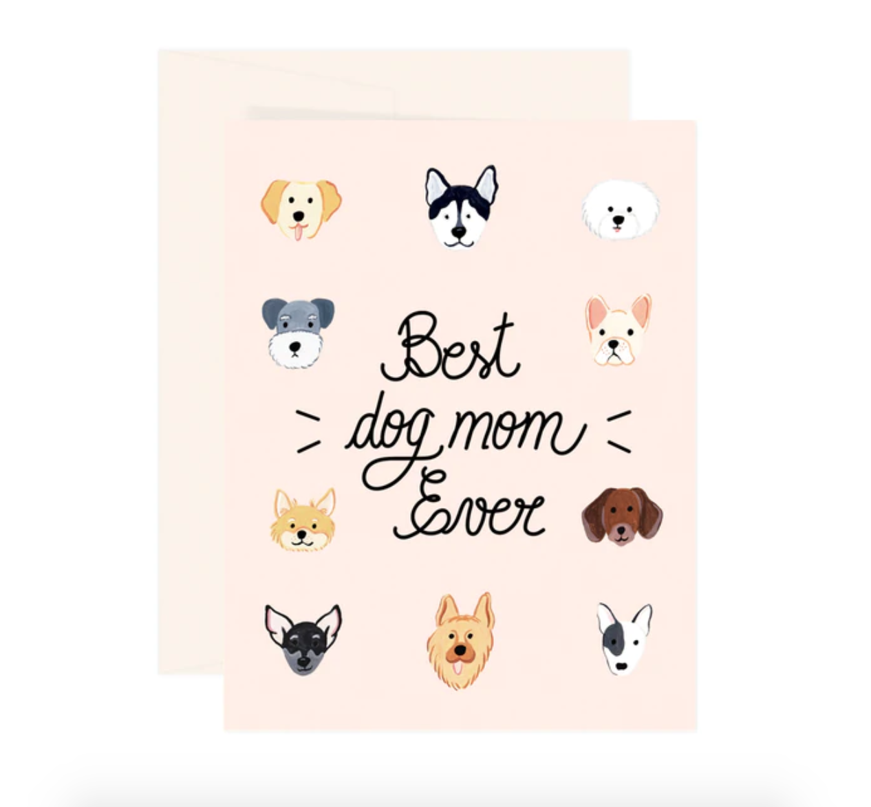 Paige & Willow Greeting Card - Dog Mom
