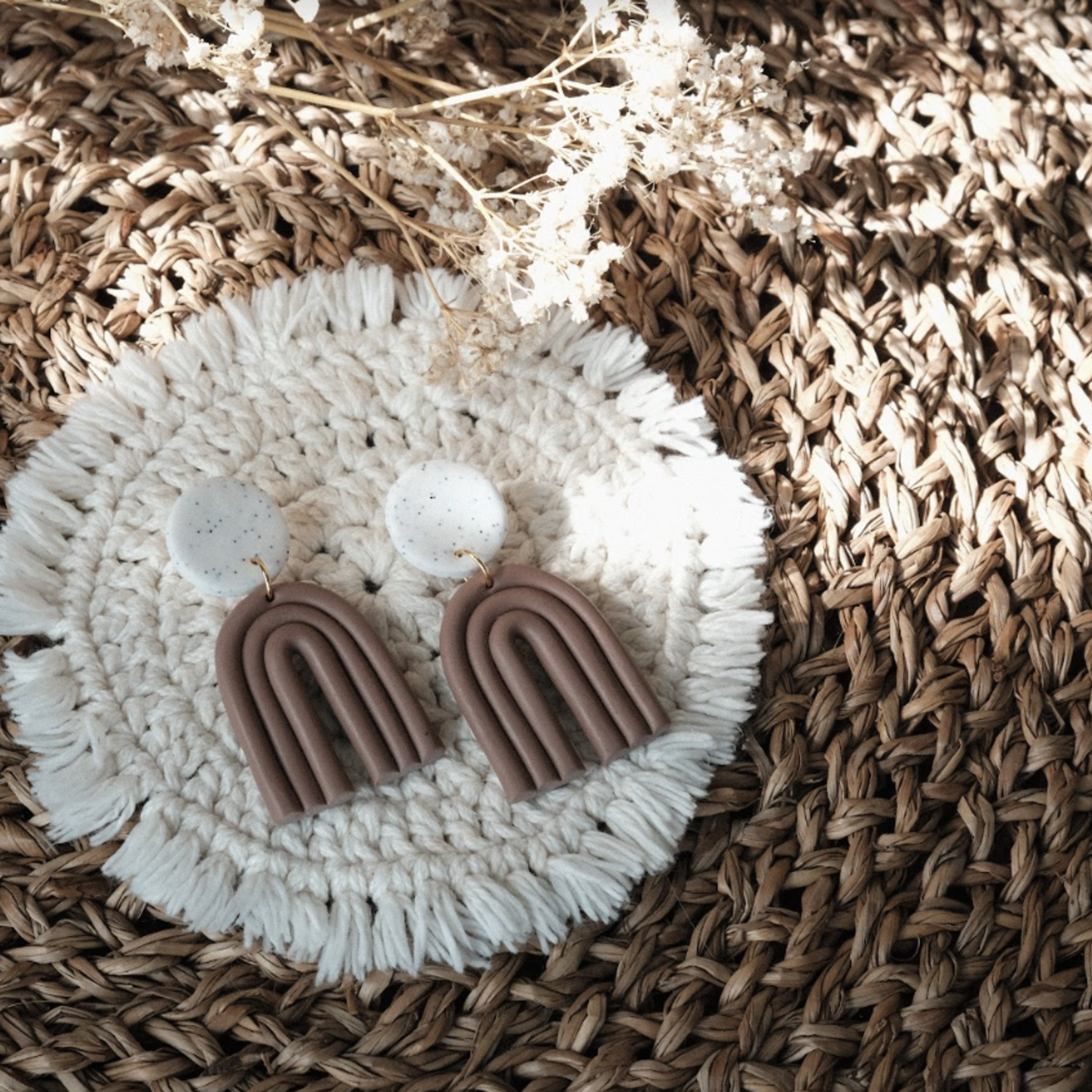 Boucles d'Oreilles Maxi Arcs Pampas