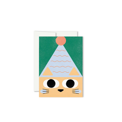 Mini greeting card- Cat