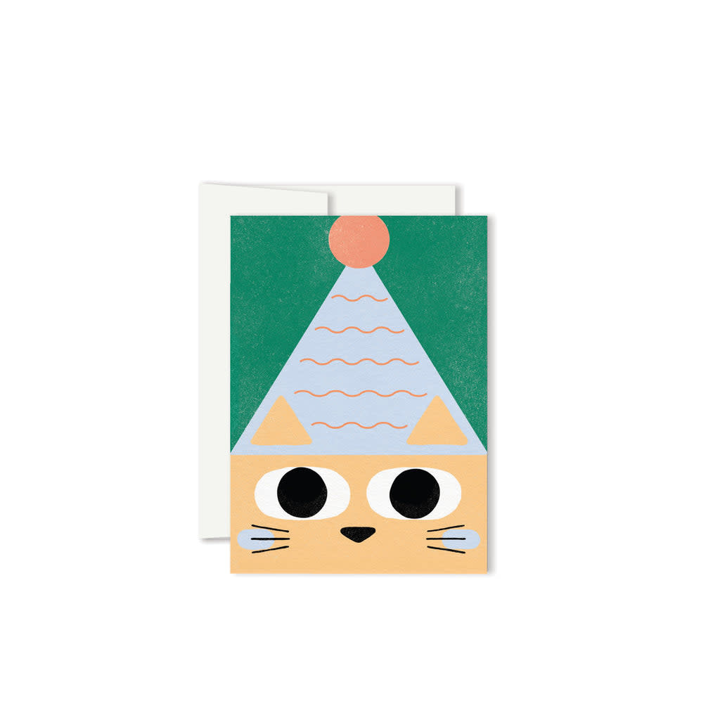 Paperole Mini greeting card- Cat