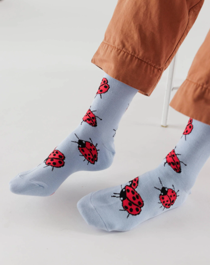 Baggu Baggu Crew socks -  Ladybug