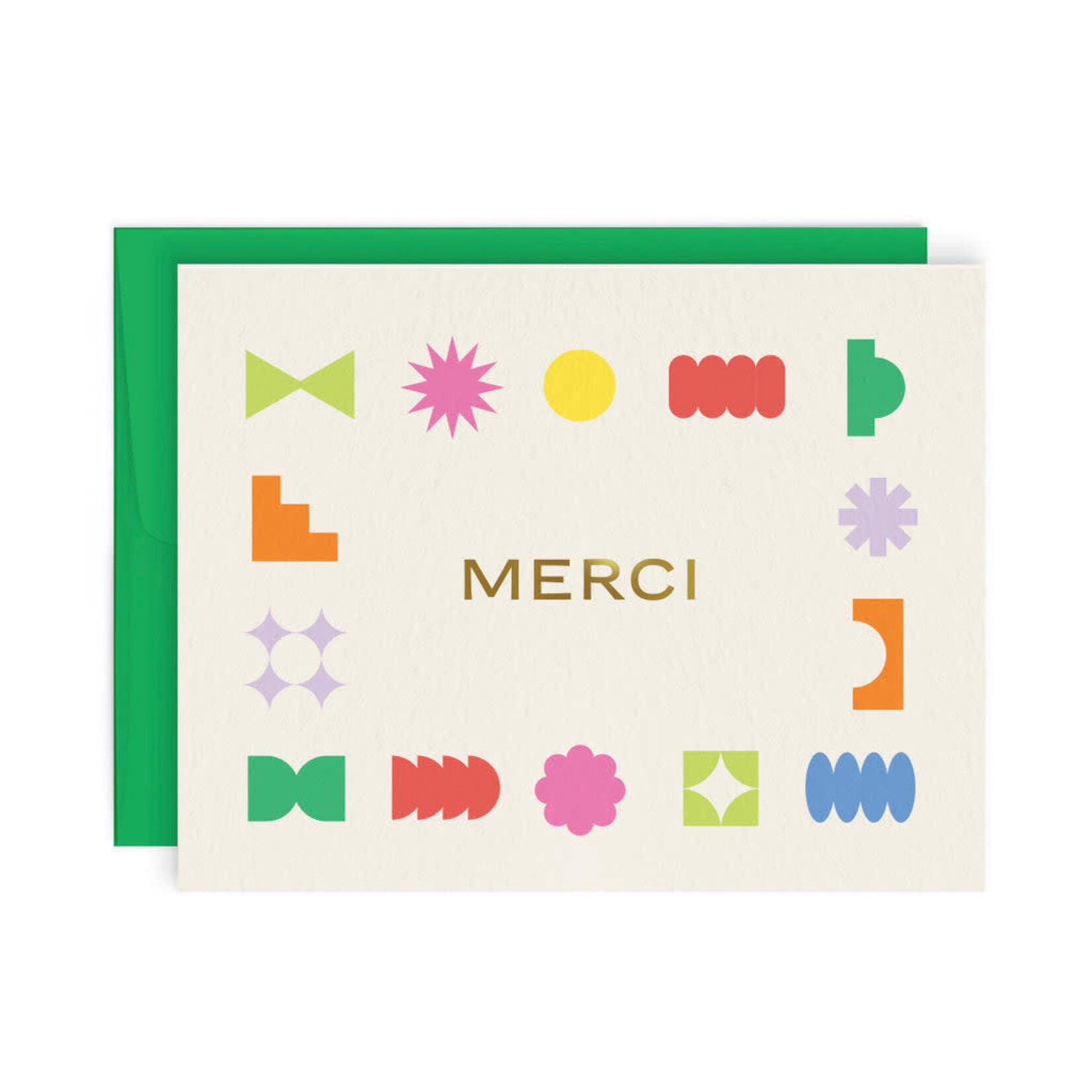 Carte  de souhaits - Merci géo