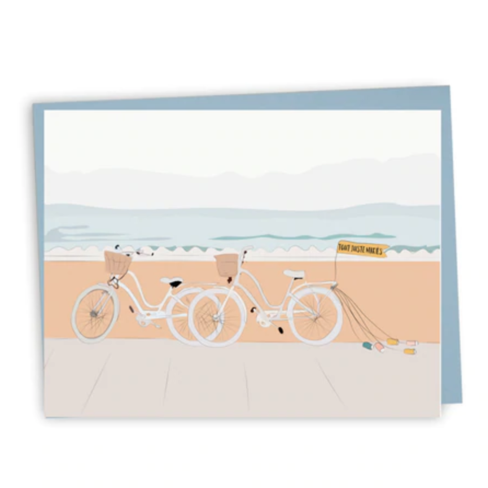 Greeting Card - Just married (bicycles)