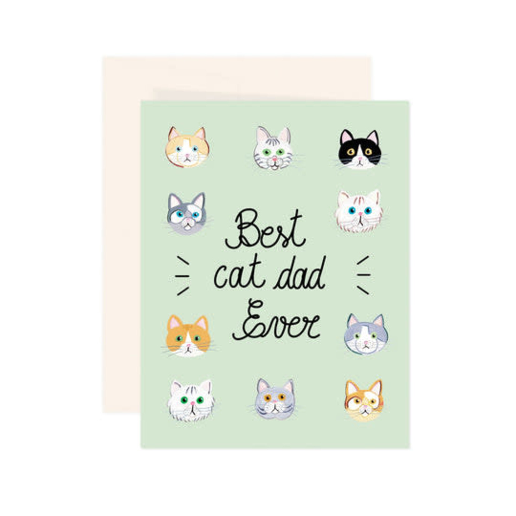 Greetings card - Best cat dad