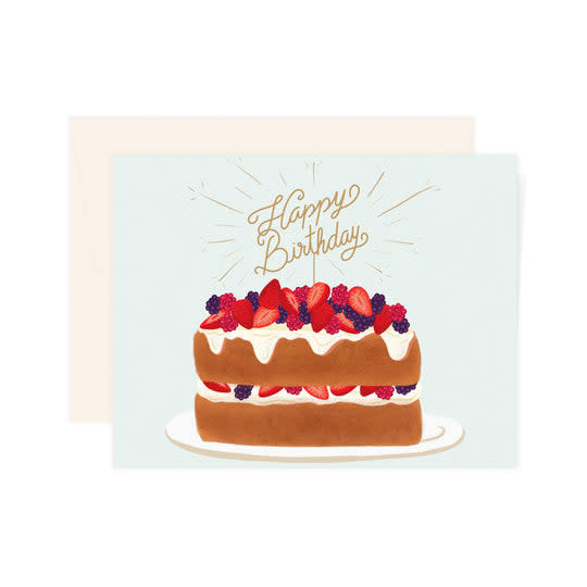 Greeting card - Fruit Cake