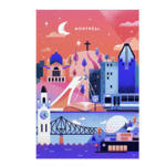 Carte - Montreal en rose