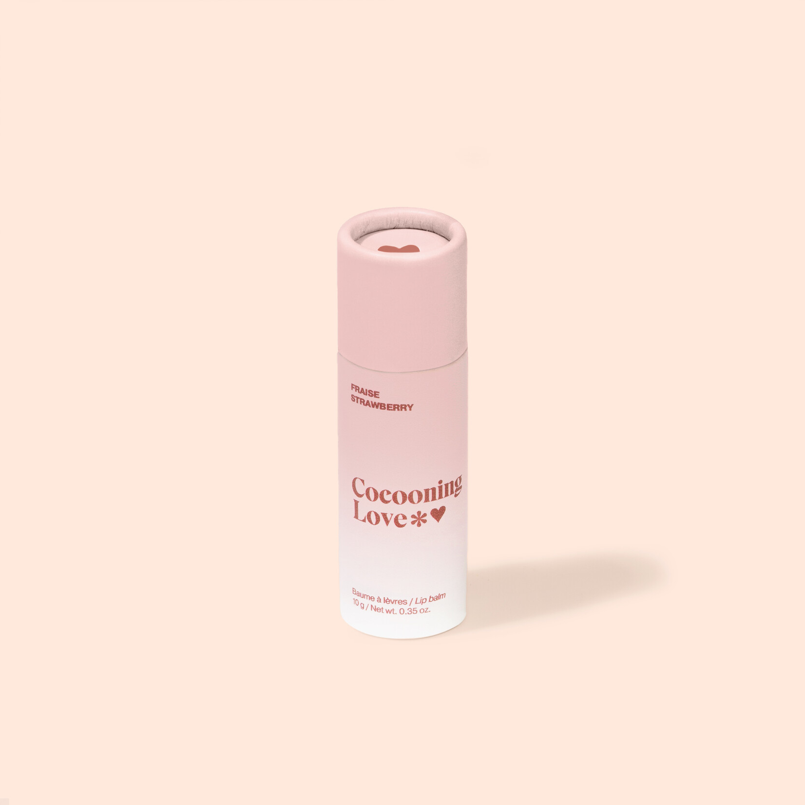 Baume à lèvres végane - Fraise