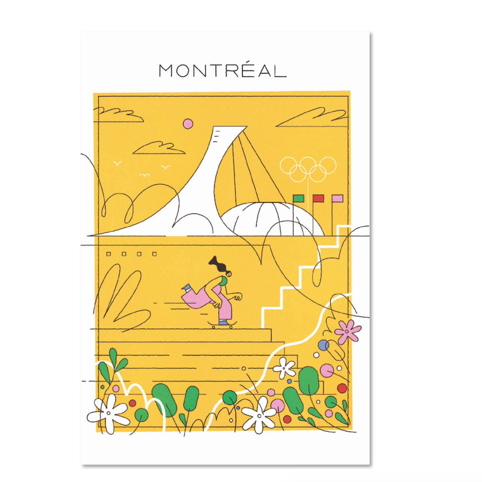 Carte postale - Stade Olympique