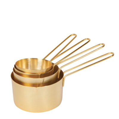 Measuring cups - gold