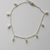 Dangling pearl bracelet - Silver