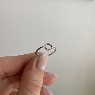NinaNanas Circle Ring - Silver