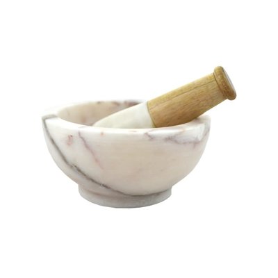 Nostalgia Pestle and Mortar Marble and wood