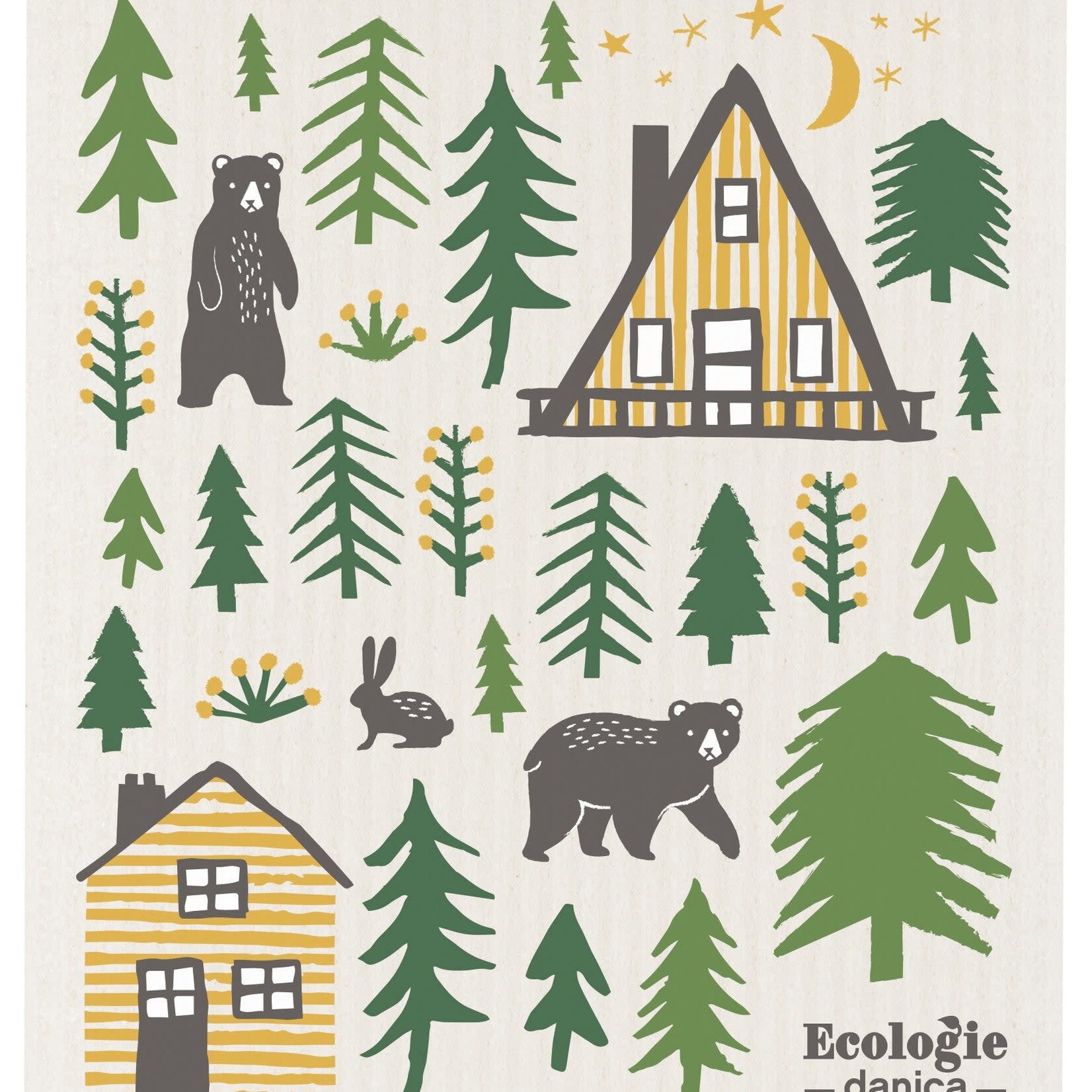 Swedish Sponge Cloth- Wild life