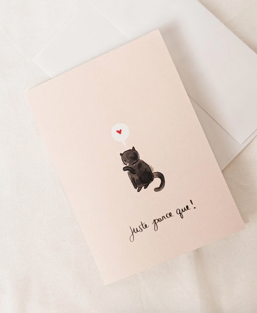 Mimi - Auguste Card - Just because