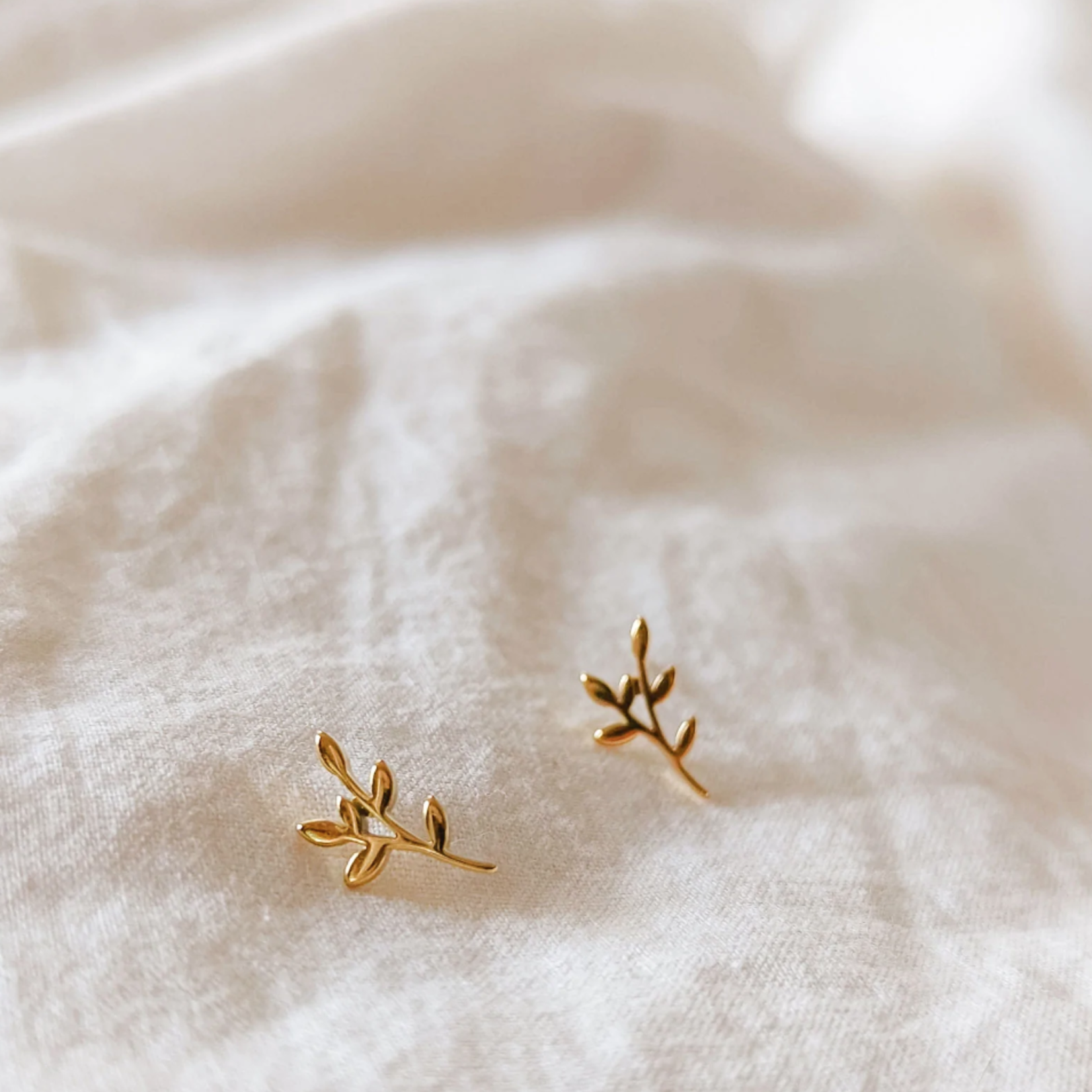 Boucles d'oreilles Mimi - Branche d'olivier
