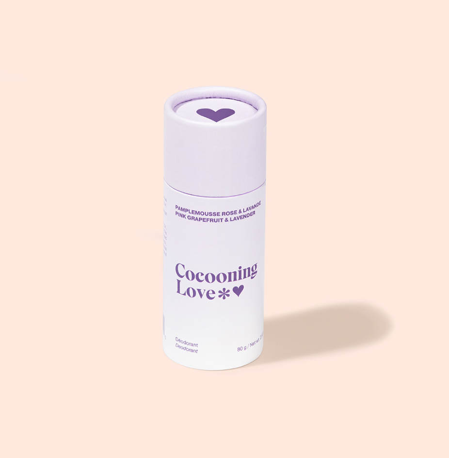 Cocooning Love Vegan Deodorant – Pink Grapefruit and lavender
