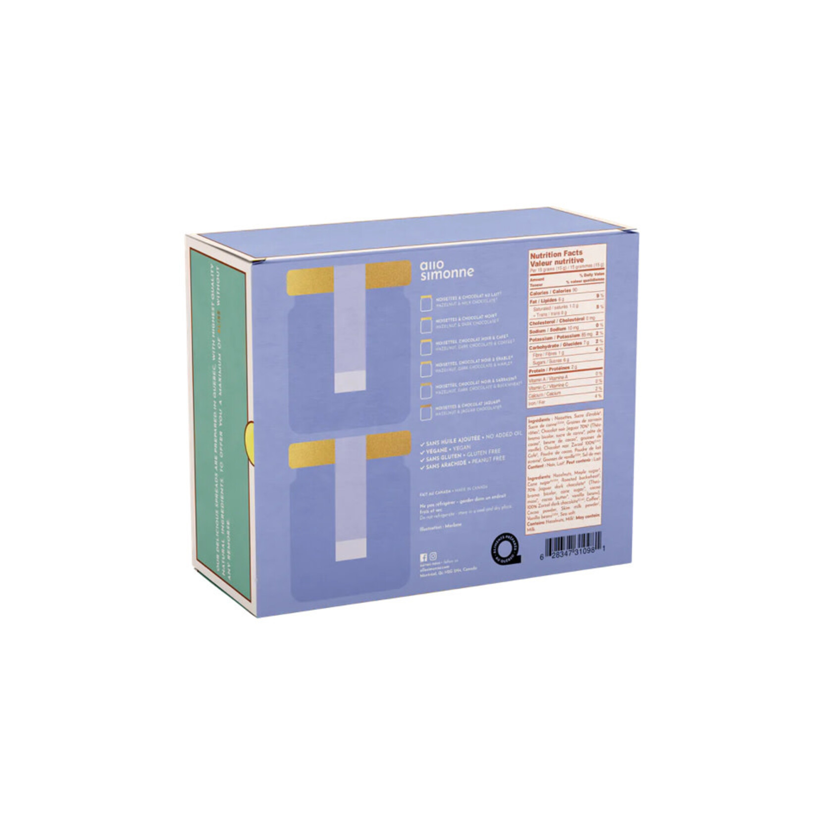 Coffret cadeau chocolat - Allo Simonne