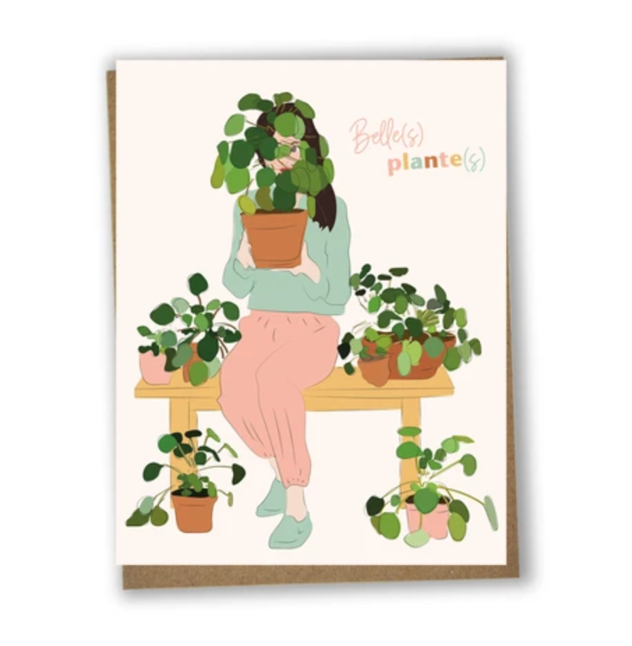 Greeting Card - Crazy Plant Lady