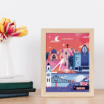 Print - Montreal in Pink