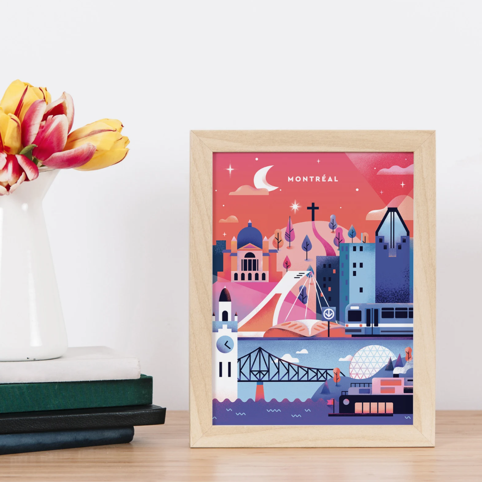 Print - Montreal in Pink