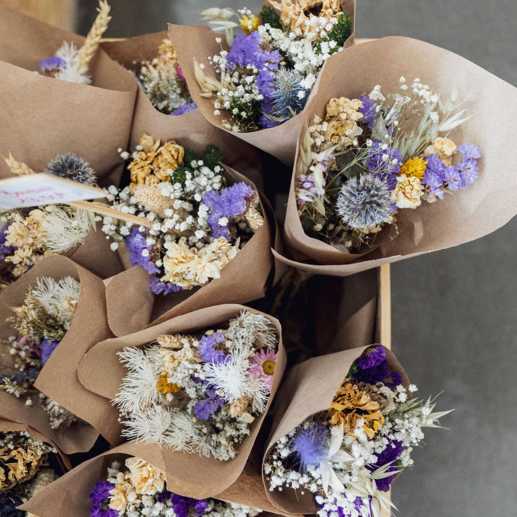 Mini bouquet - Fleurs séchées