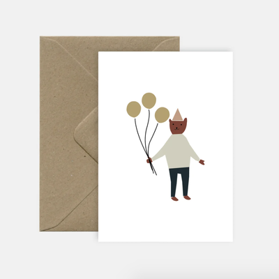 Card - Birthday baloons
