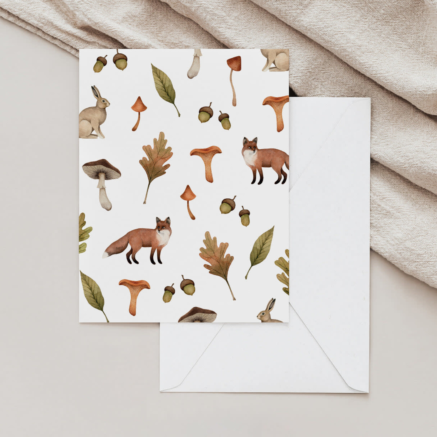 Carte de souhaits - Forêt d'automne