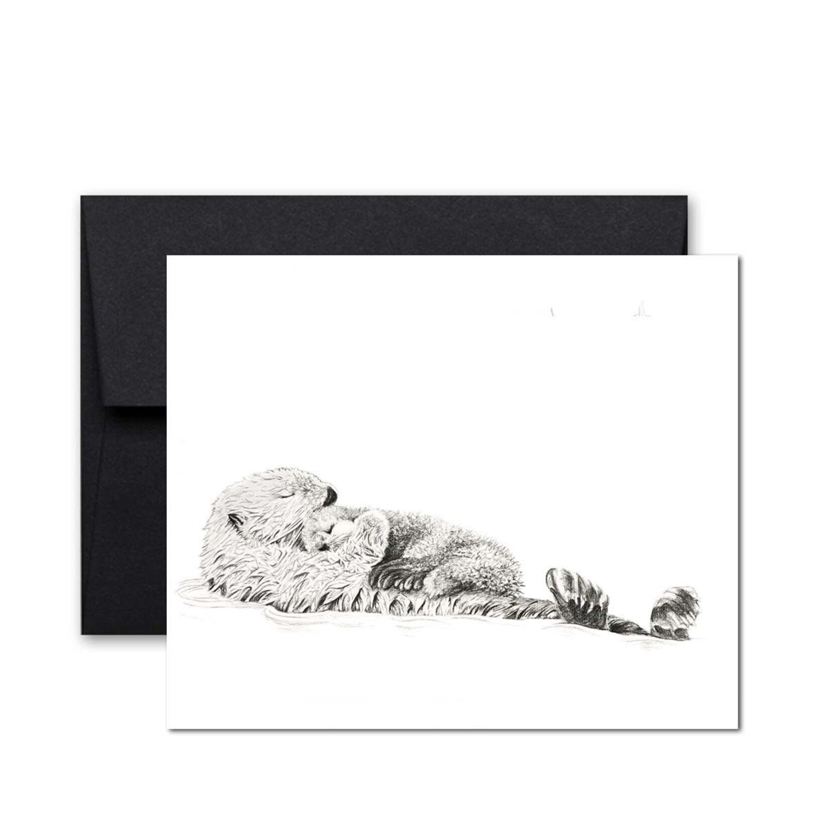 Greeting Card - Mother Otter