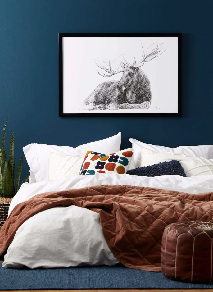 Le Nid Moose Poster By Le Nid