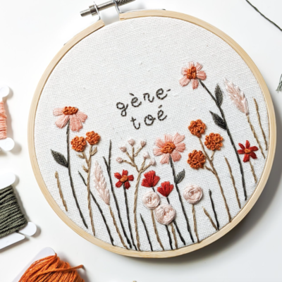 Brodé Serré Embroidery kit D.I.Y. - Manage yourself