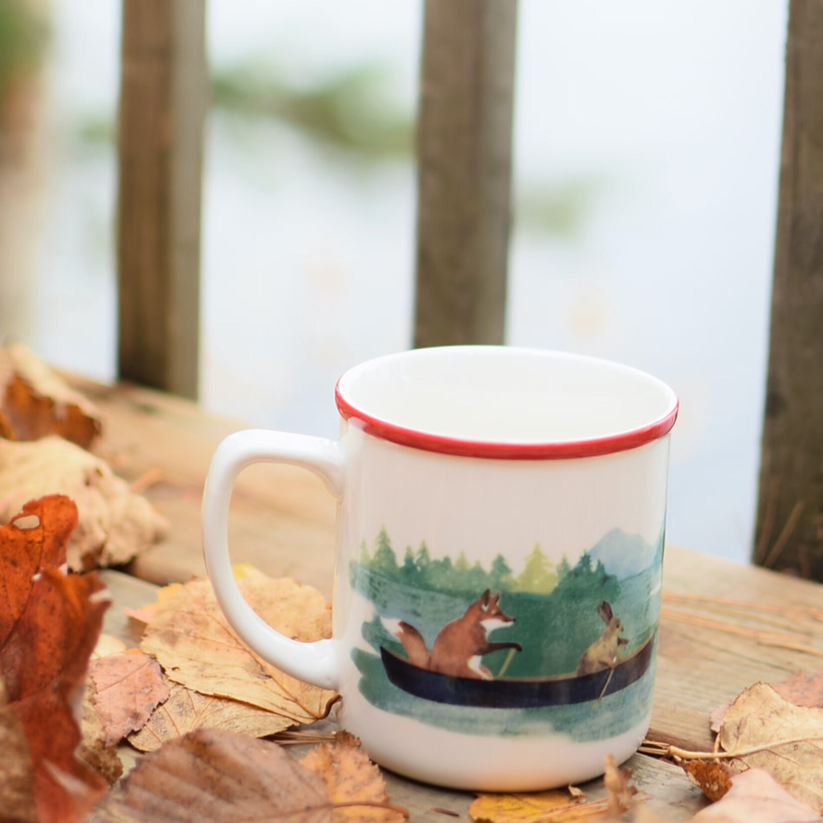 Tasse Animaux en canoë