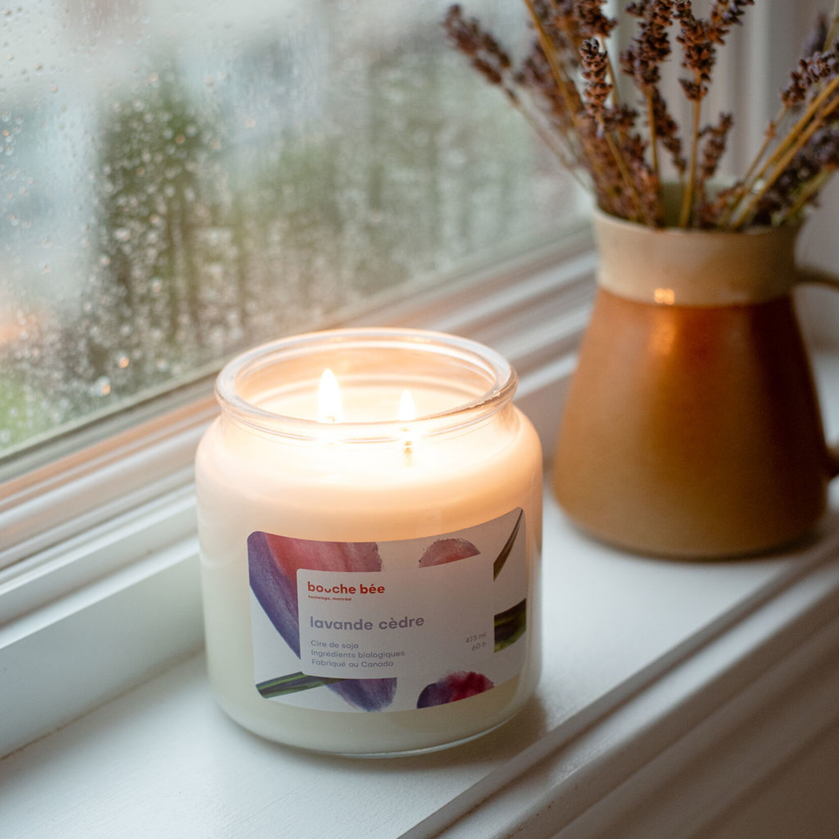 Cedar wood - Lavender candle