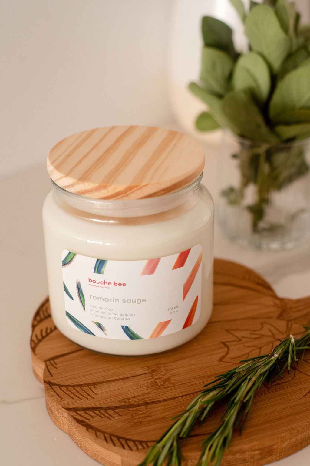 Rosemary sage candle