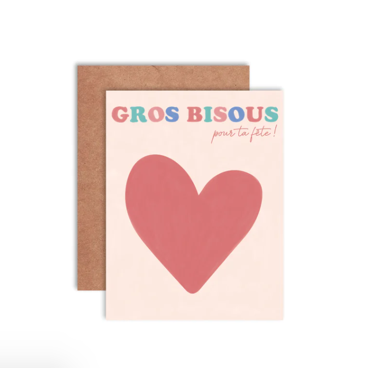 Marlone Greeting Card - Big bisous