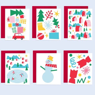 Petit Happy Coffrets de cartes Noël - PH