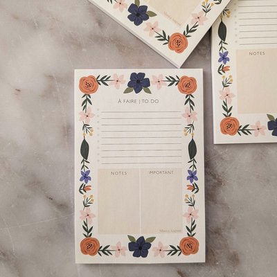 Mimi - Auguste Mimi Floral - Notepad