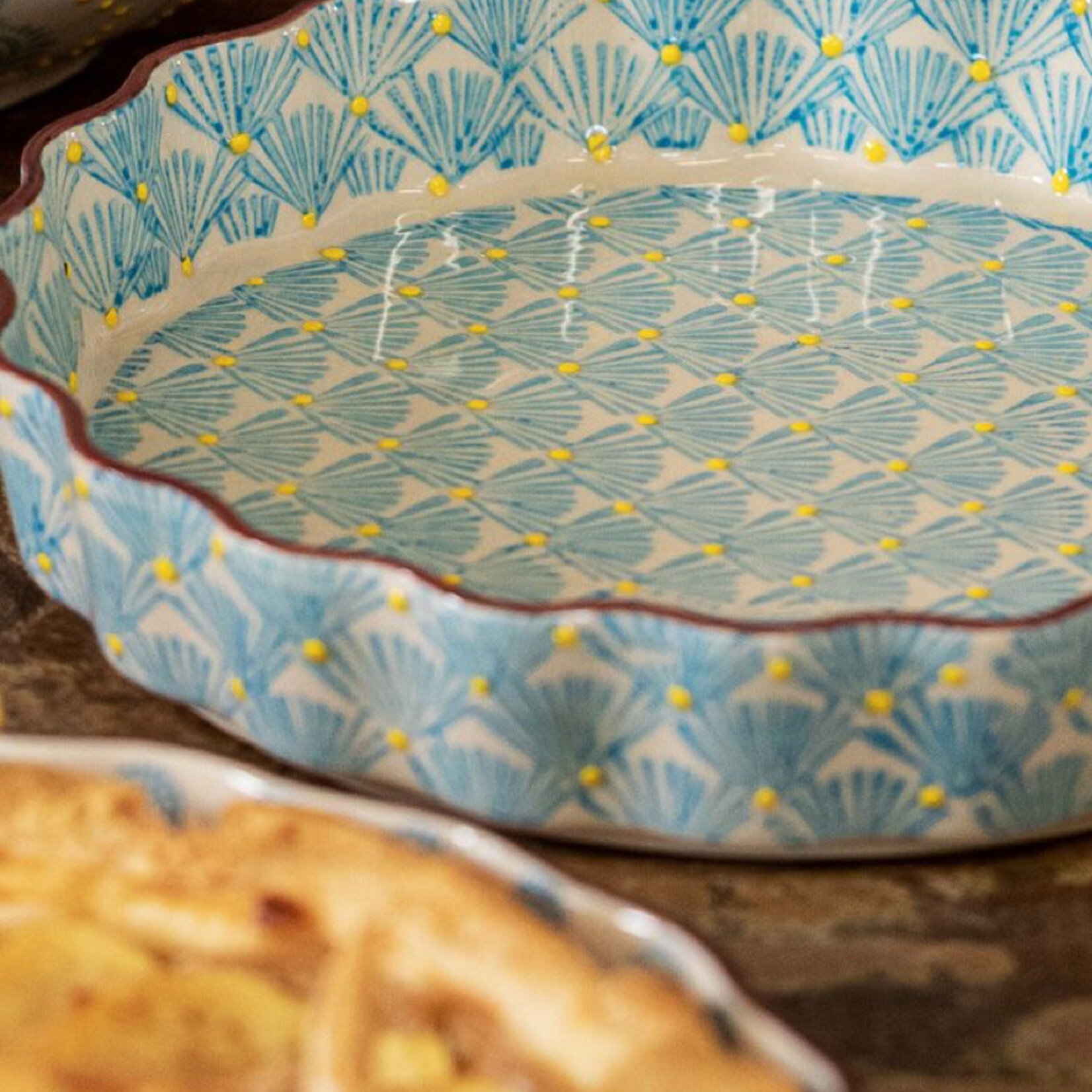 Plat à tarte Art Déco - 22cm