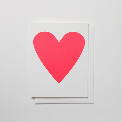 Banquet Workshop Card -  Neon heart