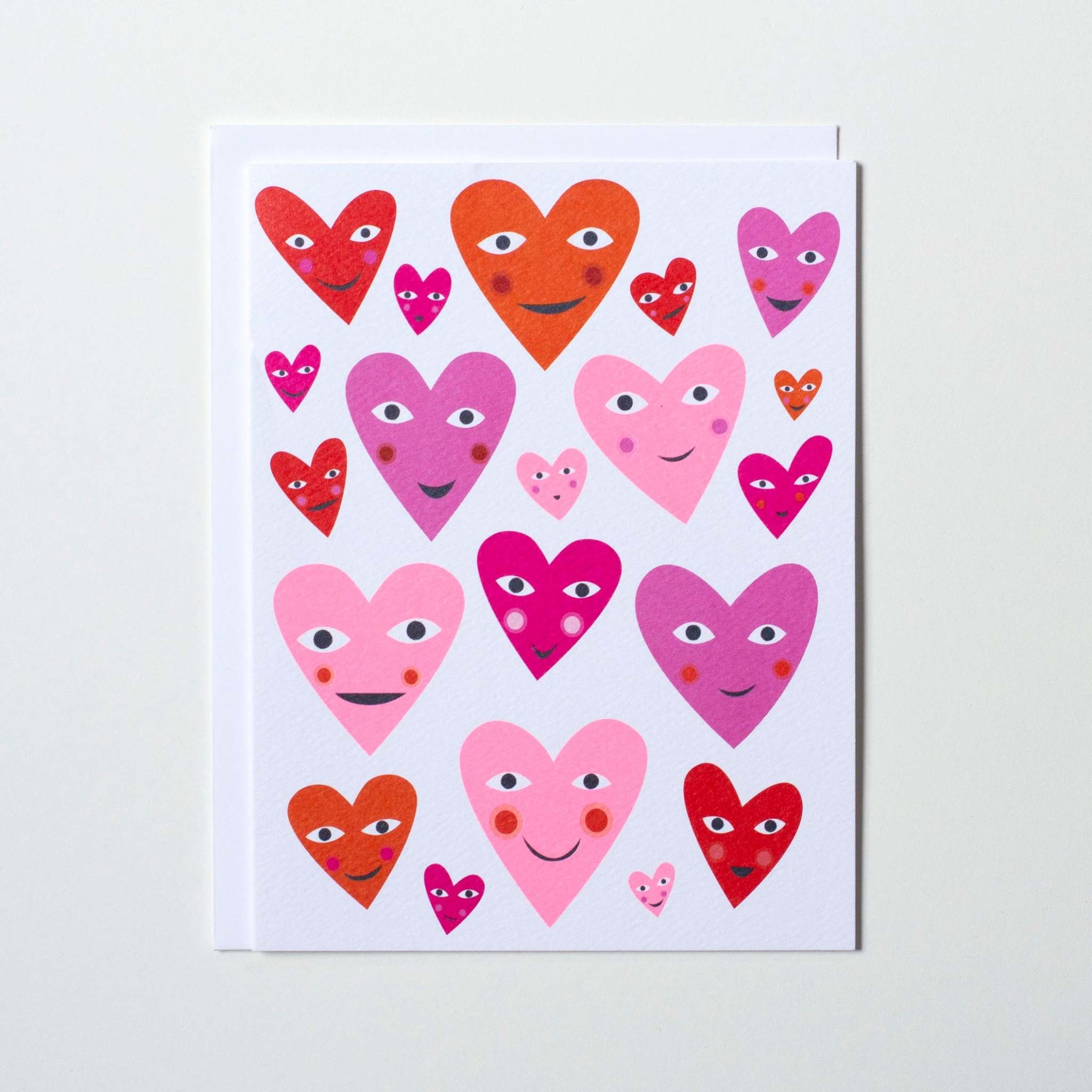 Greetings card -  Many Hearts