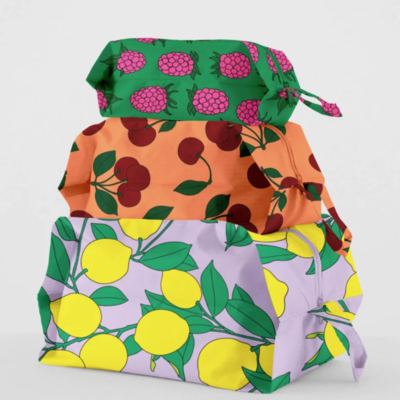 Baggu Set pochettes - Sunshine Fruits