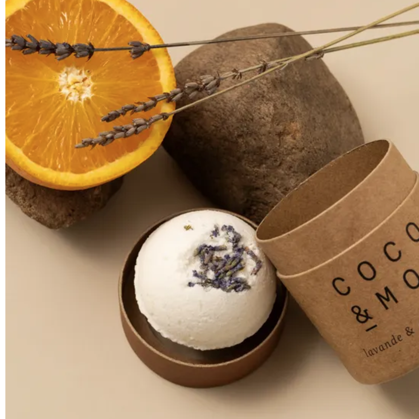Bombe de bain - Lavande et orange