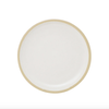 Large Cream ceramic plate - 27.3cm