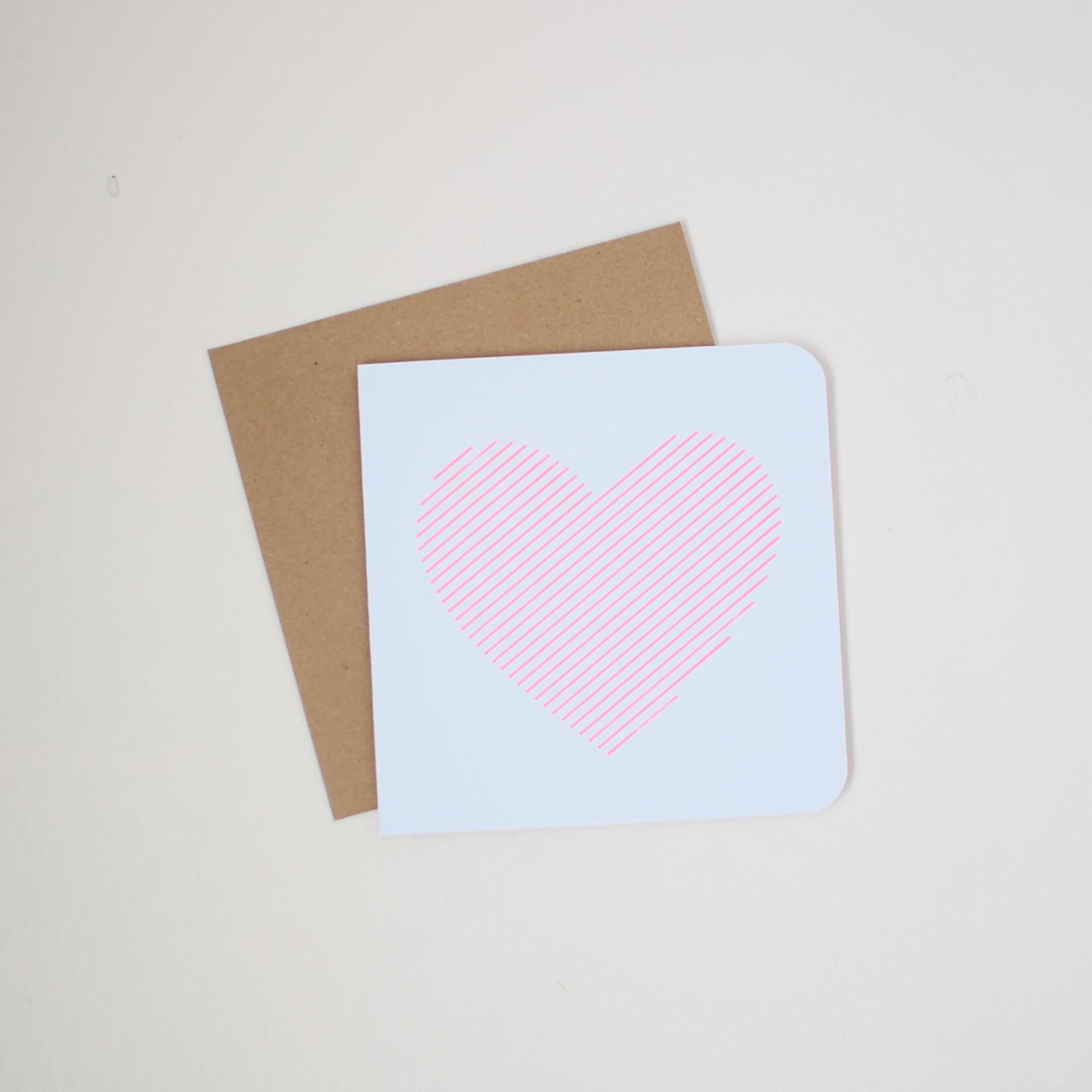 Greeting Card -  Neon heart