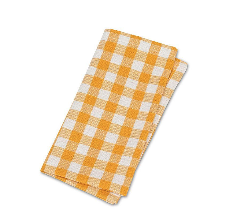 Abbott Table napkin - Carreaux jaunes