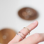 Bague Anneau Or rose rempli