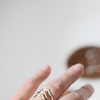 Chevron Ring Silver