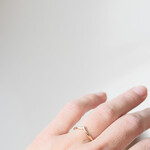 Bague Chevron Or Rose rempli